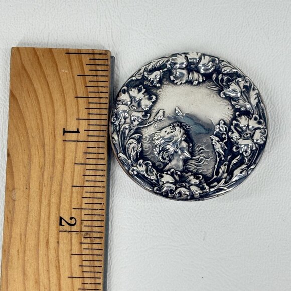 Foster & Bailey Sterling Silver1.75" Personalized Pin Brooch 21 Grams - Picture 3 of 9